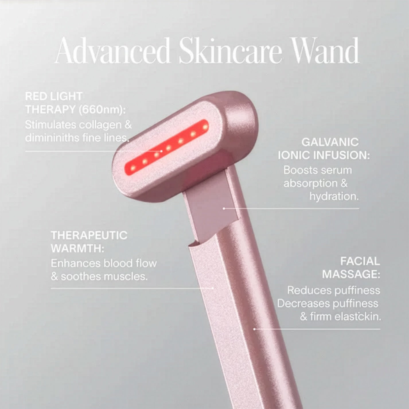 4-IN-1 Red Light Therapy Wand